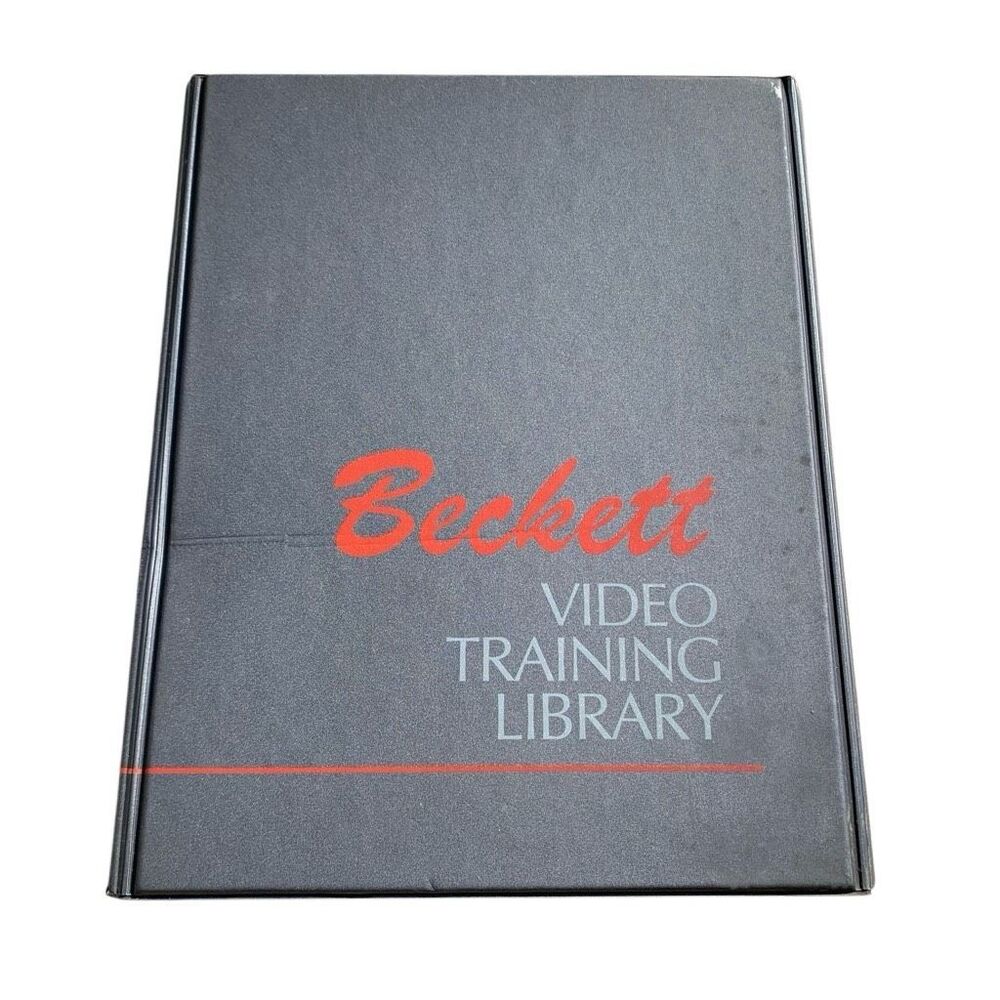 Vintage R.W. Beckett Video Training Library 1988 VHS Box Set Oil Heat HVAC